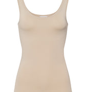 Touch Feeling Round Neck Tank Top | Coffee Quartz 71814-2216